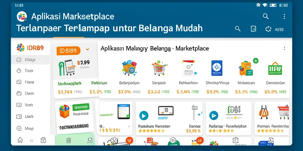 Antarmuka pengguna IDR89 yang intuitif dan menarik.