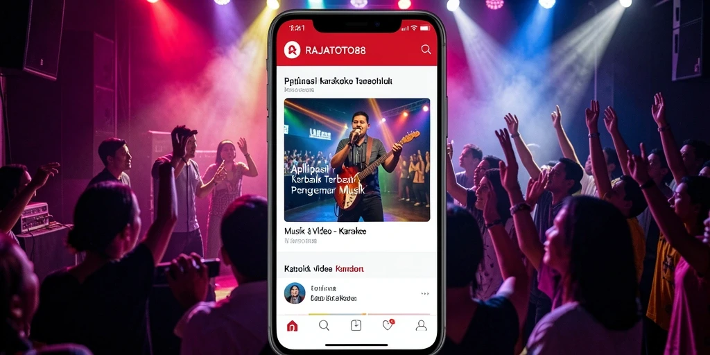 Antarmuka pengguna RAJATOTO88 yang intuitif untuk pengalaman karaoke.