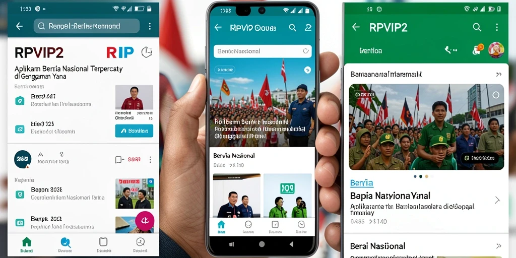 Tampilan antarmuka aplikasi RPVIP2 yang modern dan informatif.