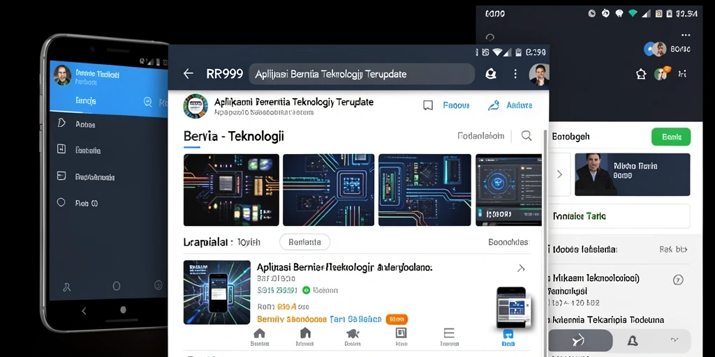 Tampilan antarmuka aplikasi RR999 yang informatif dan menarik.
