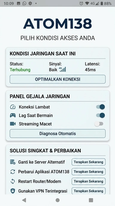 Link Alternatif Resmi atom138 untuk Pengguna Android